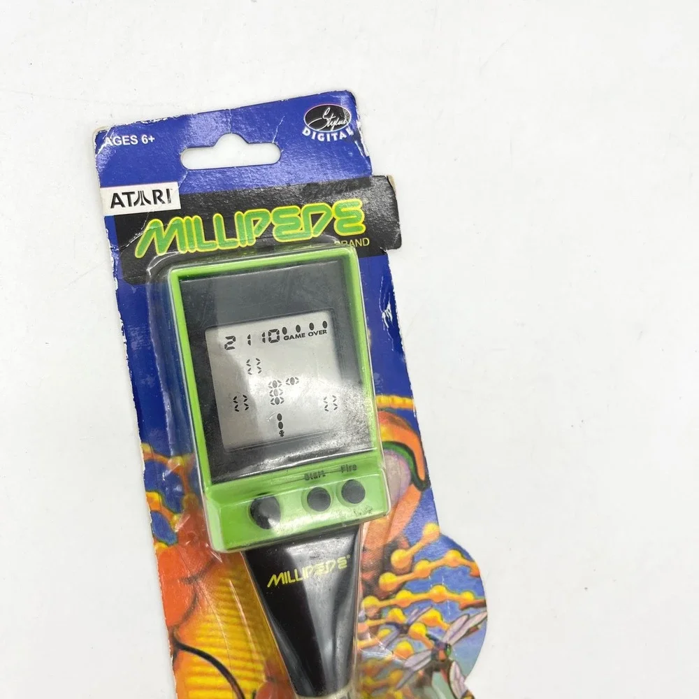 Atari Millipede Classic Arcade Game Pen Handheld LCD Electronic Toy 2006 NEW